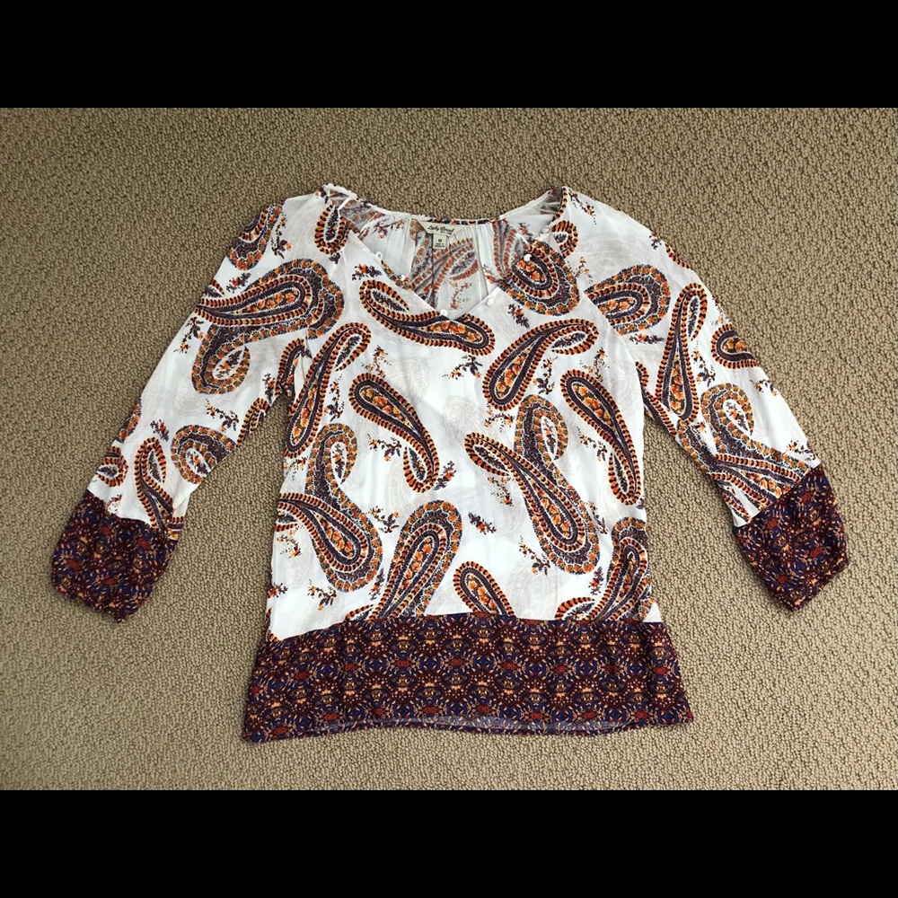 LUCKY BRAND Womens Boho Top